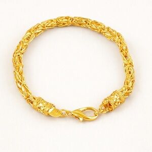 New! 18K gold color plated adjustable unique Chain Bracelet